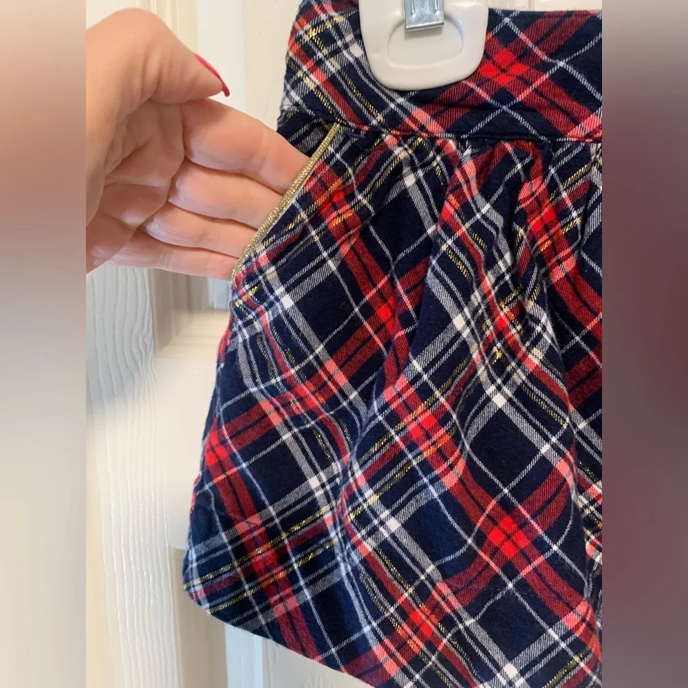 Gymboree Girls Plaid Holiday Skirt
